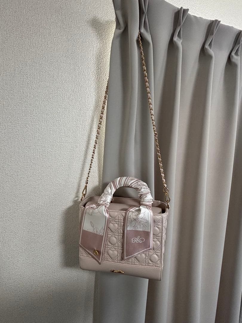 オリジナル ハートキルティング ハンドバッグ le reve vaniller