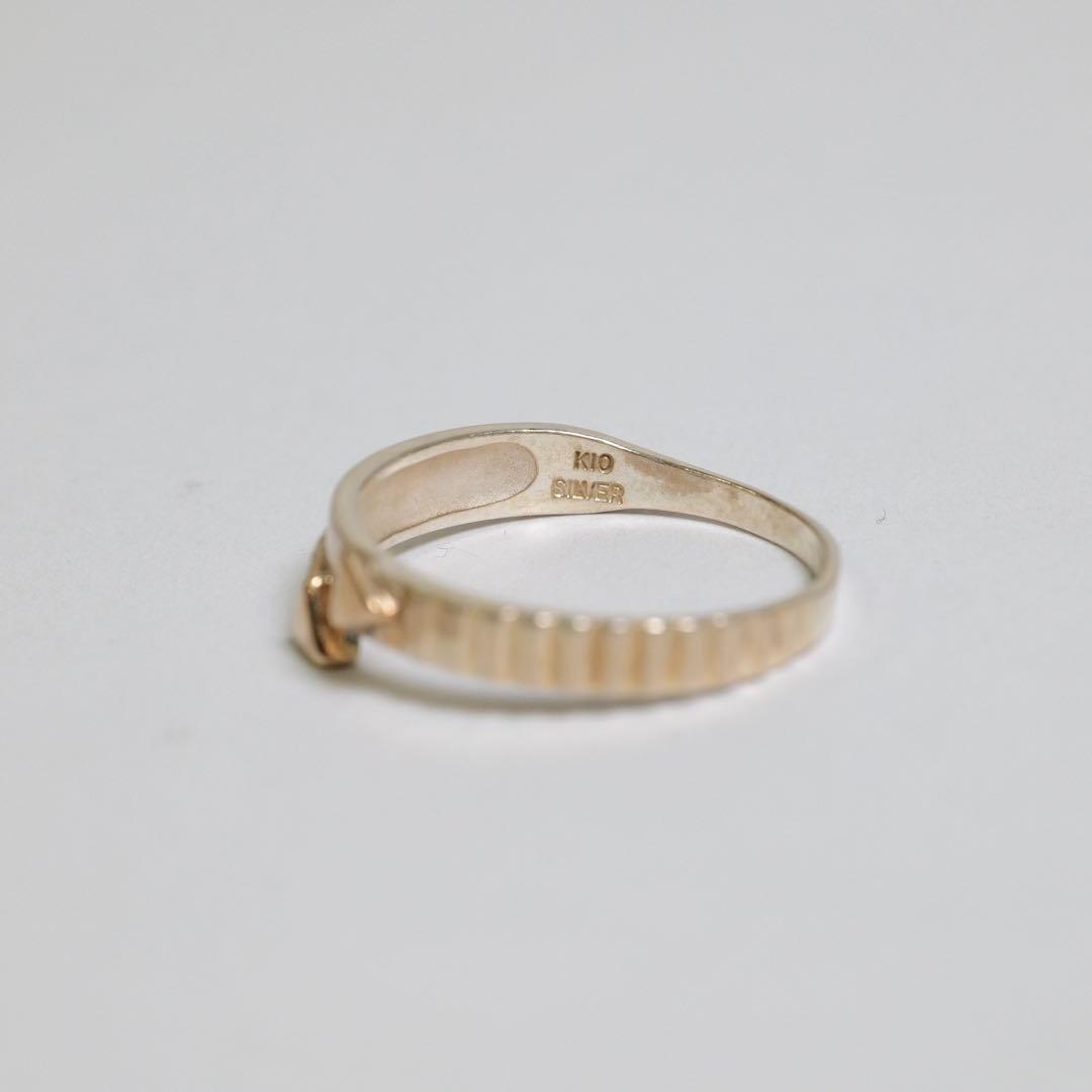 K10 シルバー コンビ 指輪 リング 6点 まとめ約9.92g