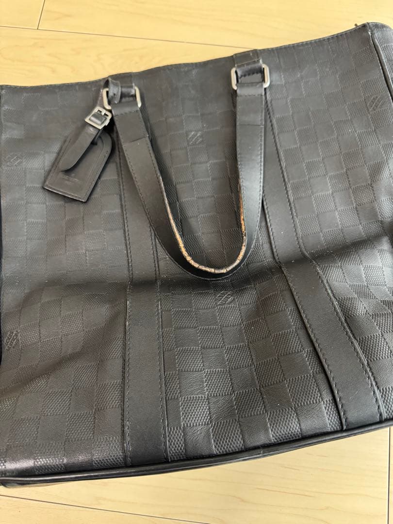 【ジャンク品】ルイヴィトン タダオPM ダミエアンフィニ ブラック レザー