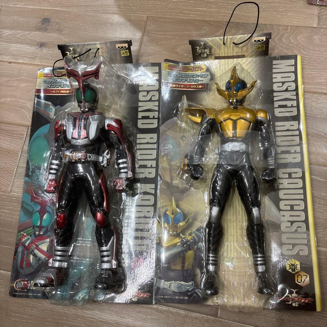 仮面ライダーカブト コーカサス ビッグサイズソフビフィギュアイン