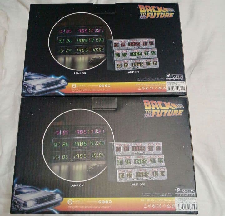 バックトゥザフューチャー LEDライト 公式 タイムサーキット 2個