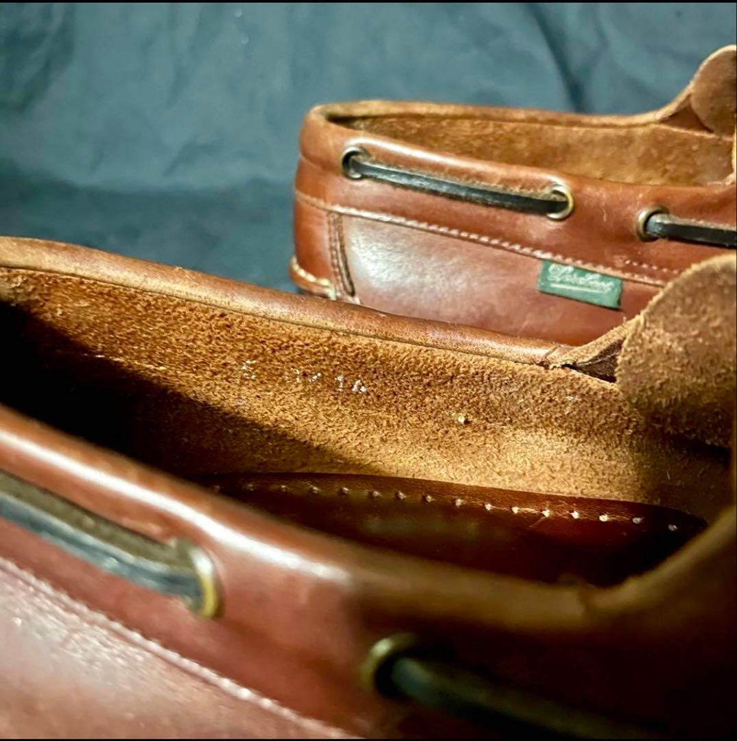 Paraboot デッキシューズ ブラウン レザーシューズ