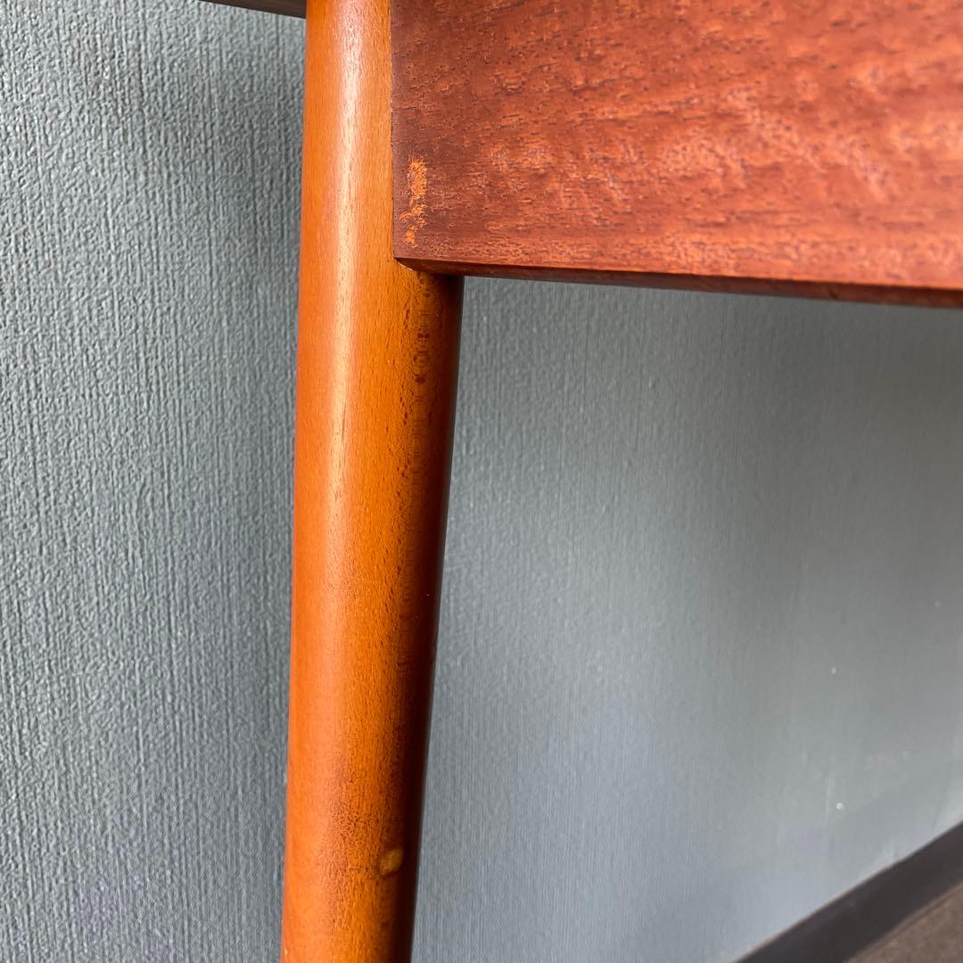 昭和レトロ　ミッドセンチュリー　北欧ヴィンテージ風　ダイニングテーブル　大理石風