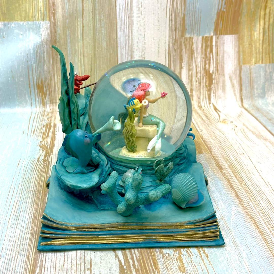 リトル・マーメイド アリエル セバスチャン スノーグローブ フィギュア