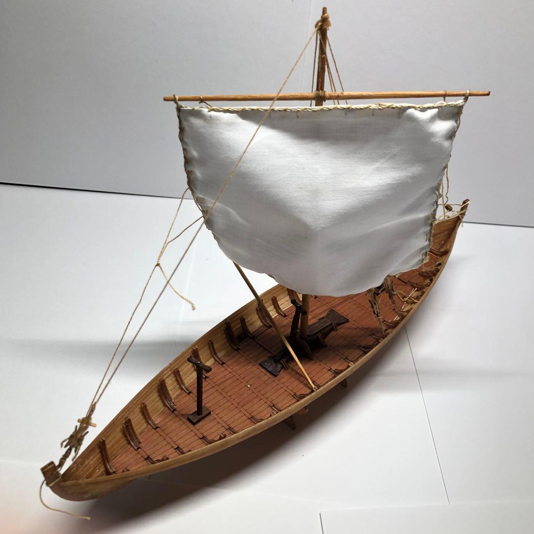 ヴァイキング ゴクスタ船 帆船模型 完成品