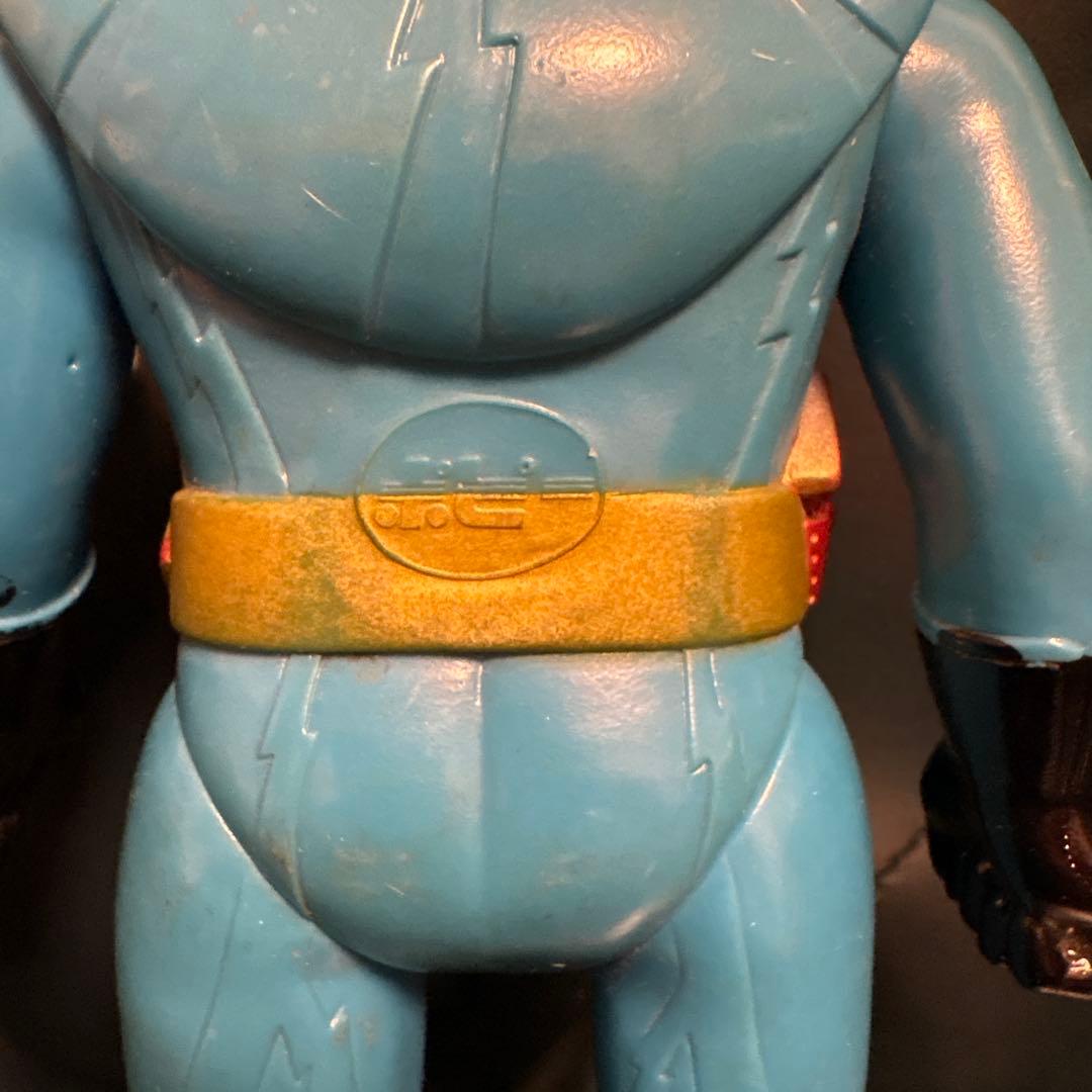 イナズマン ソフビ　当時物　ポピー　 面取れ 石森プロ 東映