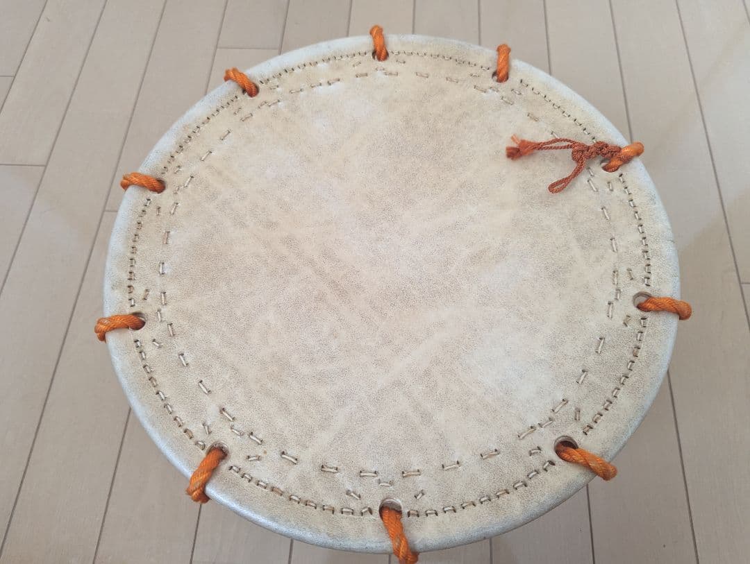 和太鼓 大正 新條正之 直径30cm 状態普通 土台 バチ付き 最安値