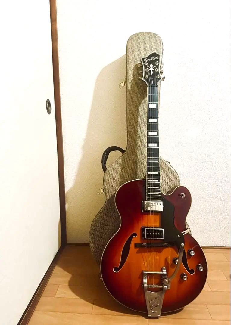 Hagstrom HJ800 + bigsby gibson p94