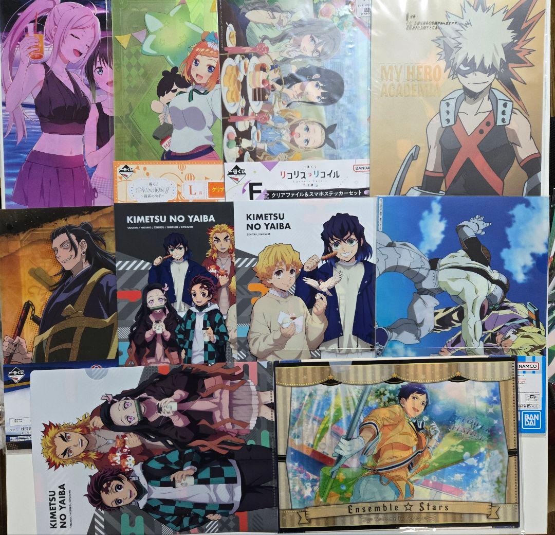 アニメグッズ キャラクターグッズ クリアファイル まとめ売り 大量