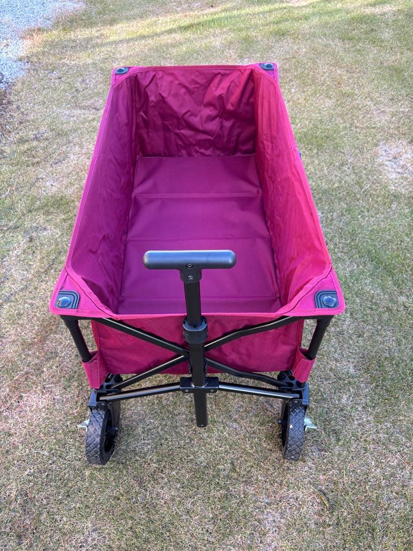 Coleman 赤 キャリーカートテーブルセット Coleman 赤 キャリーカート