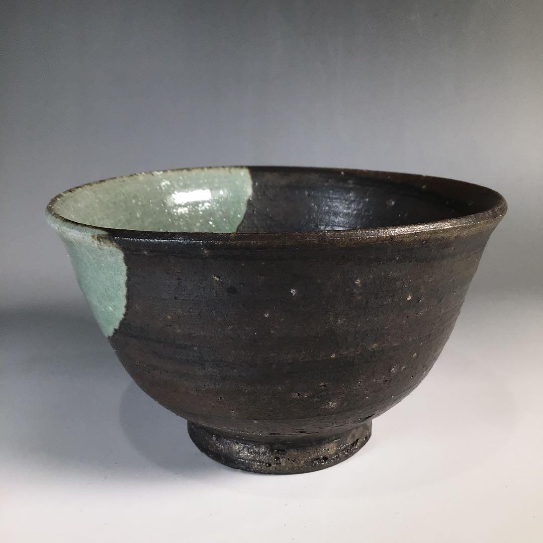 Ｎ７３９　茶碗　『中村正彦造』『大徳寺　高橋悦道　箱書』『伊羅保茶碗』　茶道具