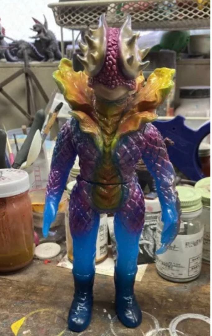 ヤモマーク 大怪獣シリーズ ビラビラン ソフビ