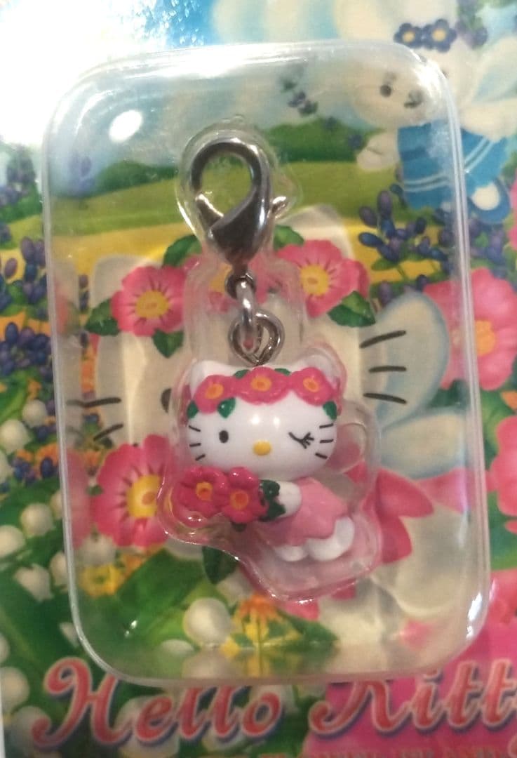 サンリオ キティ 北海道限定 フラワーアイランド ファスナーマスコット