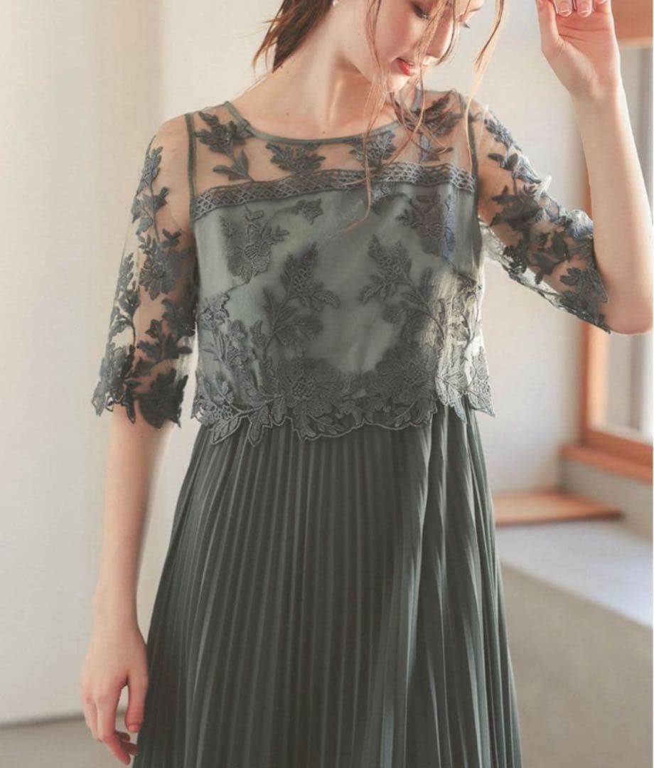 3☆新品タグ付き☆ ドリードール プリーツスカートロング&七分袖フォーマル