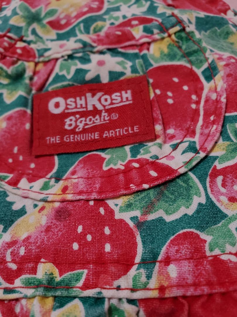 oshkosh 希少いちご　オーバーオール