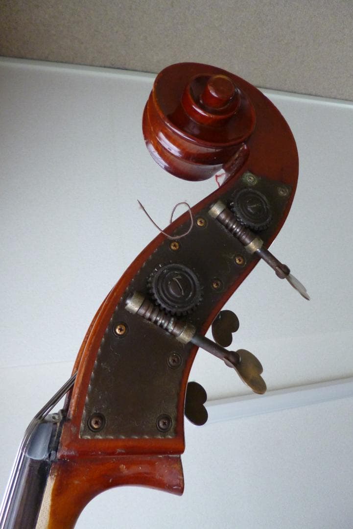 【引取限定】コントラバス（ラベルなし 詳細不明）３／４（国内４／４）