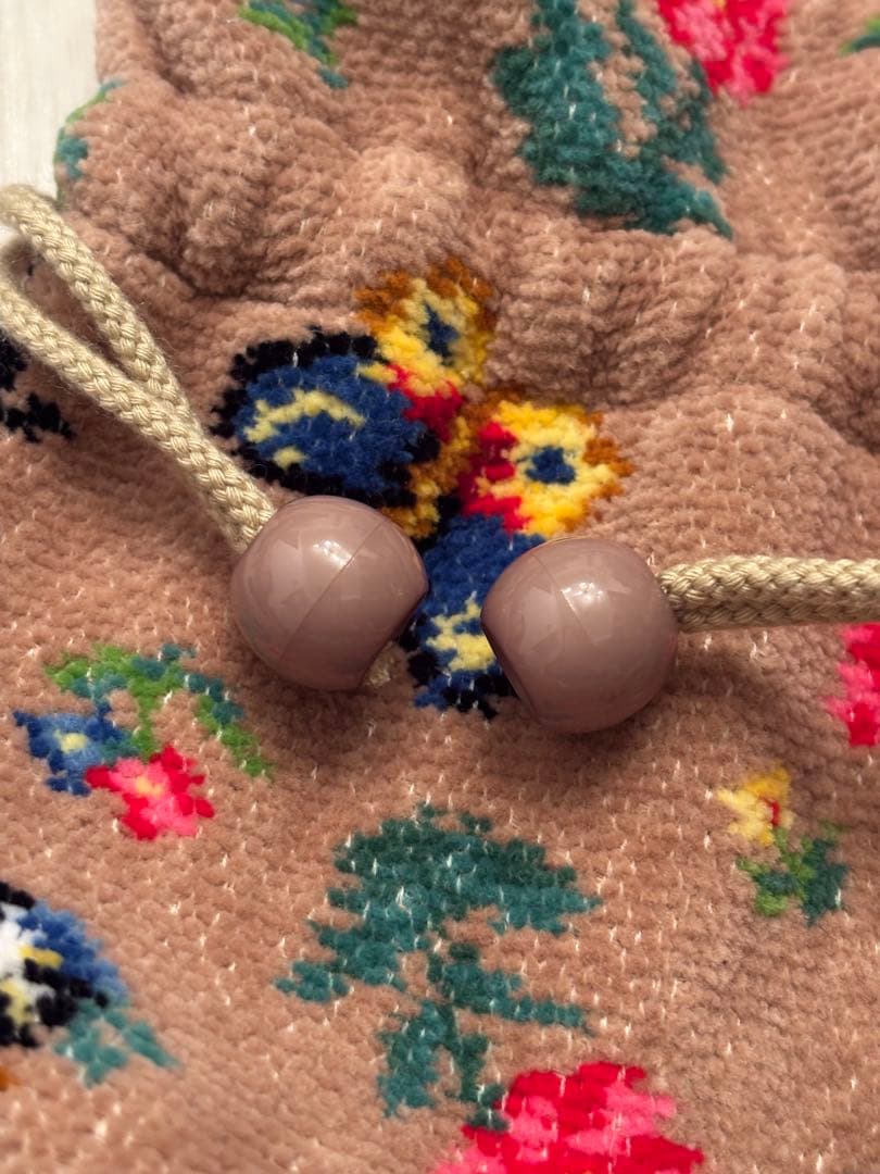 FEILER ハイジ 巾着ショルダーバッグ ベージュ