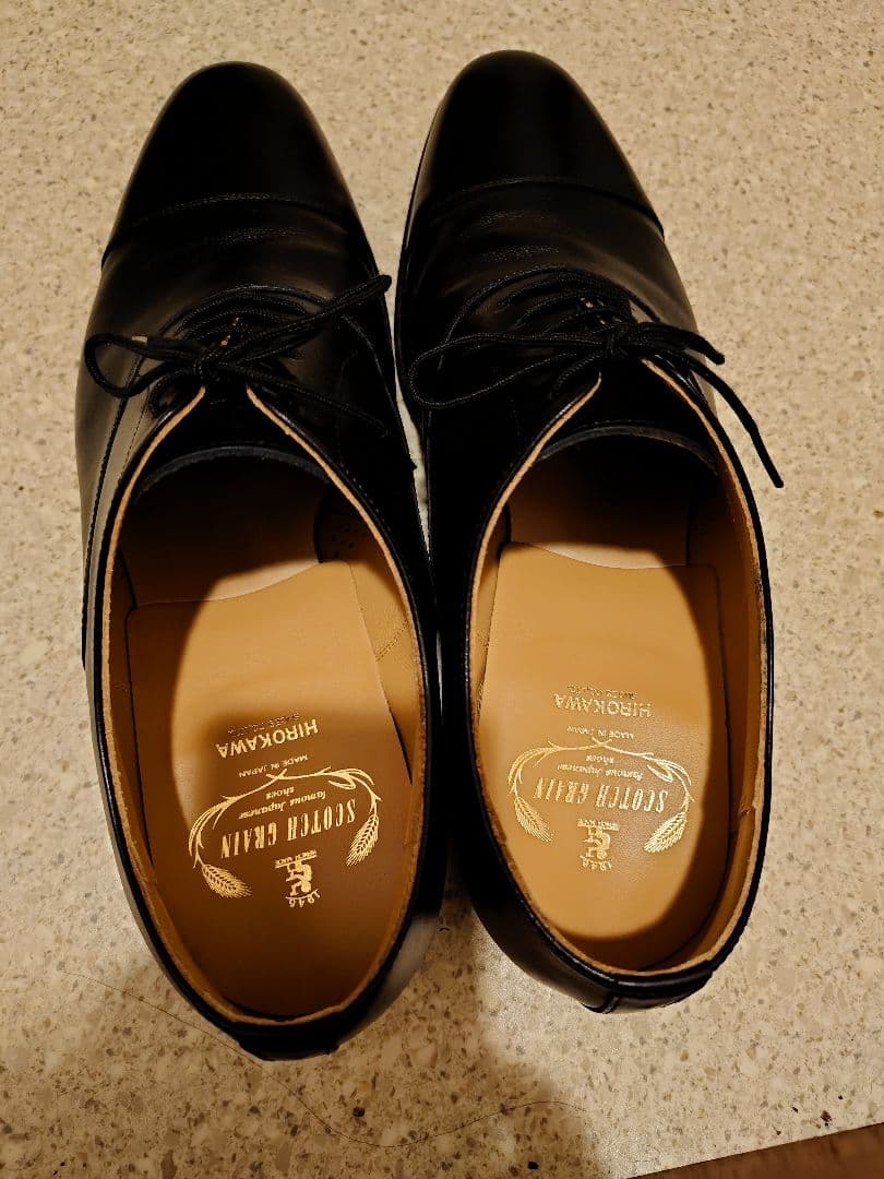 スコッチグレイン　ブラック ドレスシューズ　26.5cm三回着用