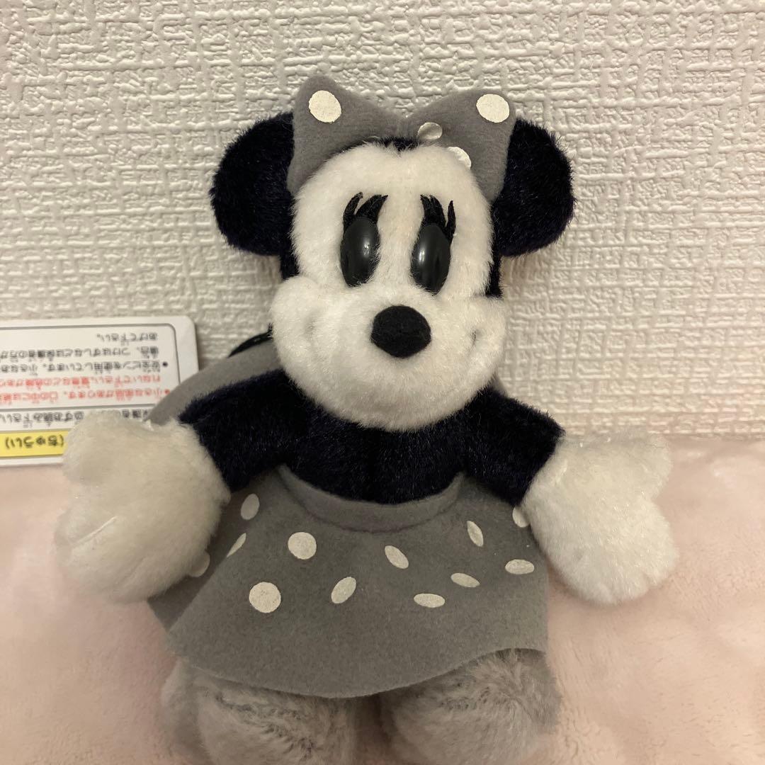 ディズニー　白黒ミッキーミニー　ぬいぐるみ　バッチ　ぬいば　当時物　結婚式
