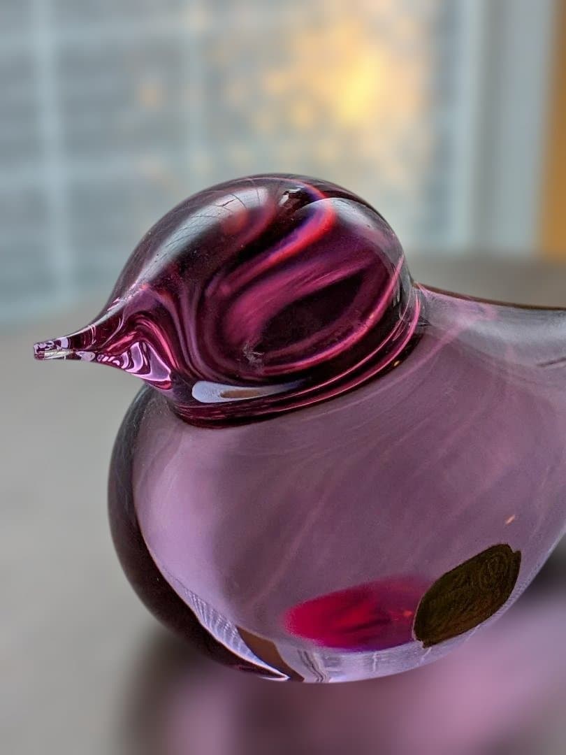 訳アリ ヴィンテージボヘミアガラス工芸品 動物 1点もの あづみ野