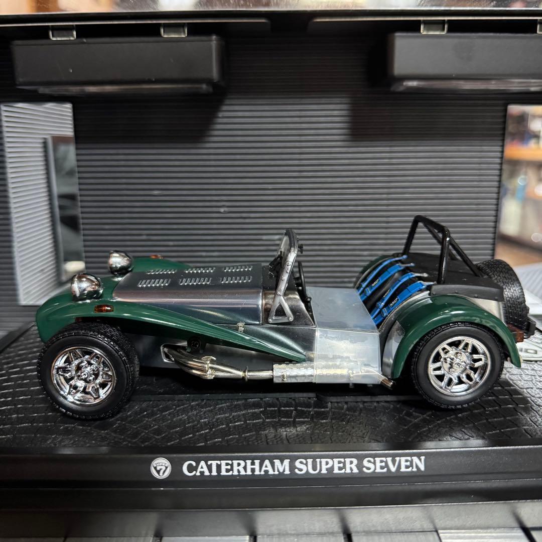 絶版未展示品 京商 1/18 ケーターハム スパー セブン グリーン