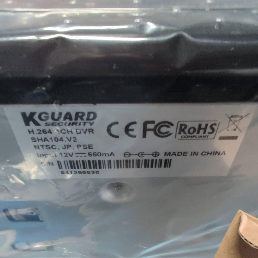 K-GUARD】防犯カメラ録画装置セット 未使用ですが長期保管品☆東京/