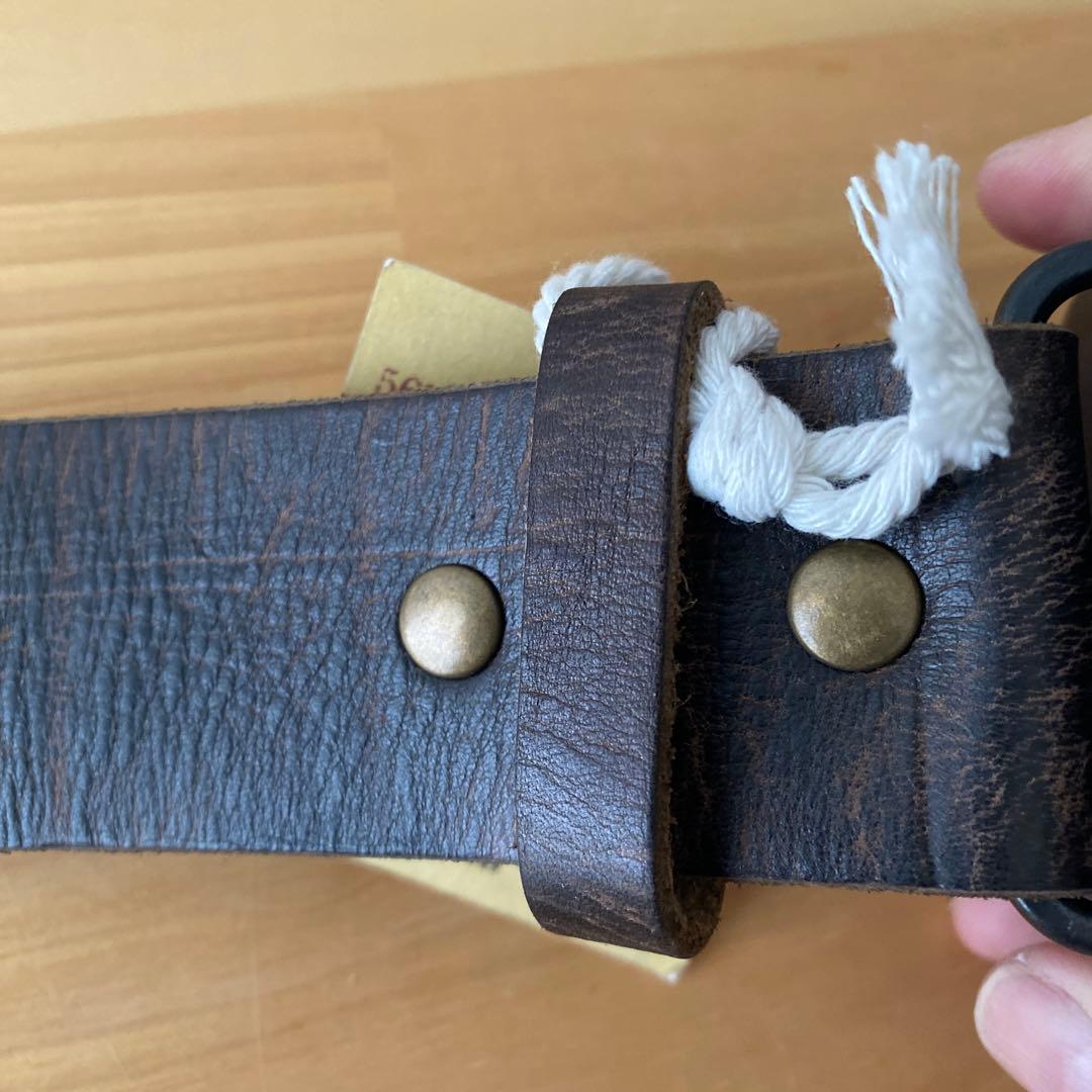 【新品】RRL ダブルアールエル　スタッズベルト　イタリア製　本革　キムタク