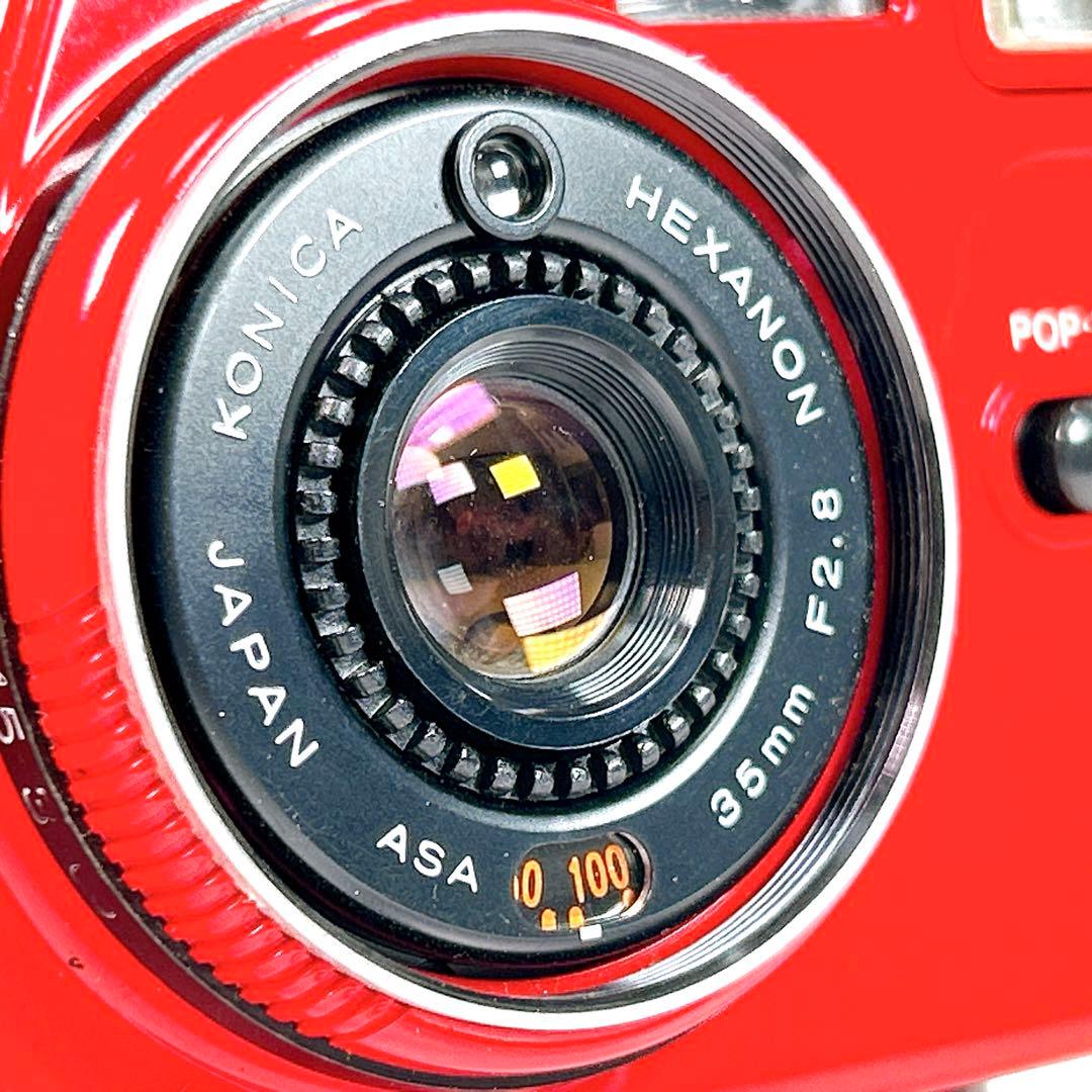 美品】KONICA フィルムレンズ C35 EF3 レッドの通販はau PAY