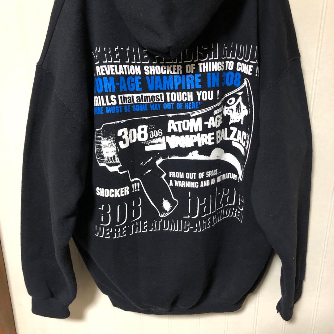 USA製 90s BALZAC バルザック ディスカス パーカー 黒L