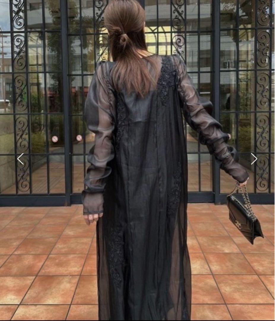 ウィルフリー オケージョン シアーモチーフ レース ワンピース セットワンピ