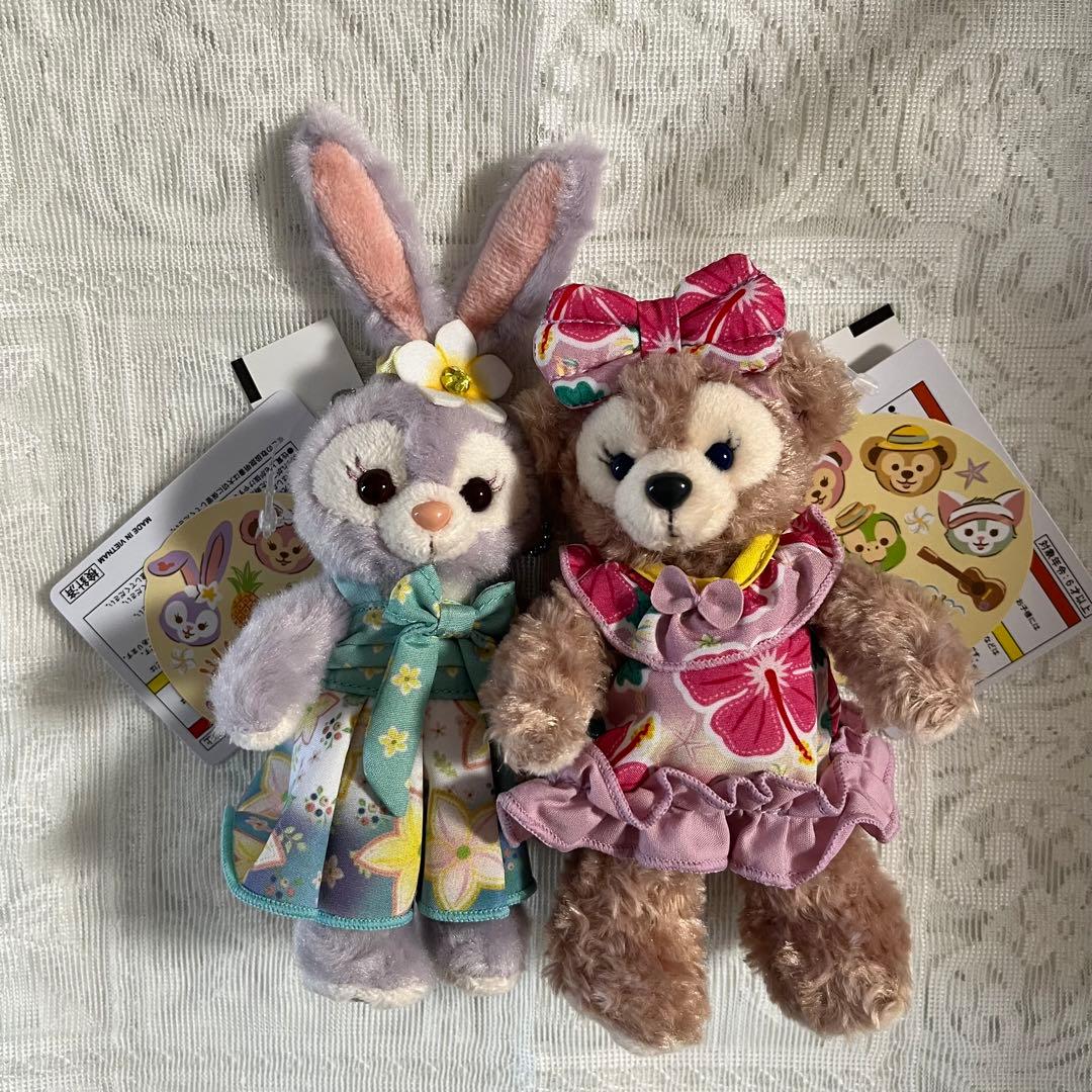 ダッフィー シェリーメイ ステラルー ぬいぐるみバッジセット