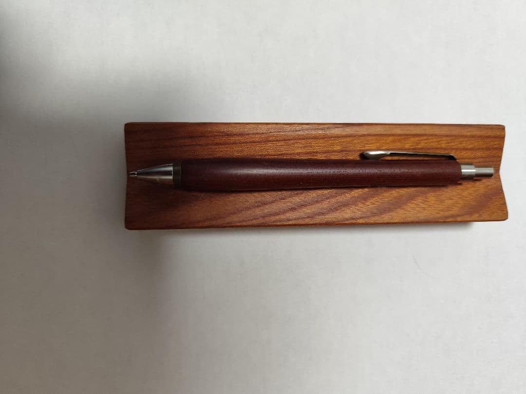 も*ご様 雷神欅 WoodpenCraft シャープペンシル