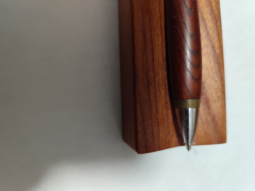 も*ご様 雷神欅 WoodpenCraft シャープペンシル