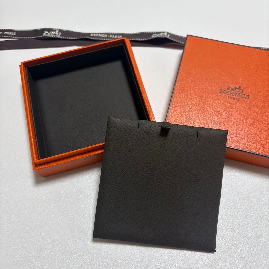 美品 エルメス ネックレス 空箱 アクセサリー ケース レザー調 - メルカリ