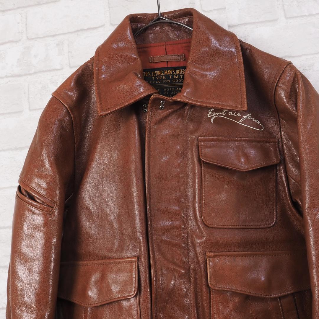 お 手頃 価格ファッション - 極美品【TMT】ゴートレザー 山羊/A2