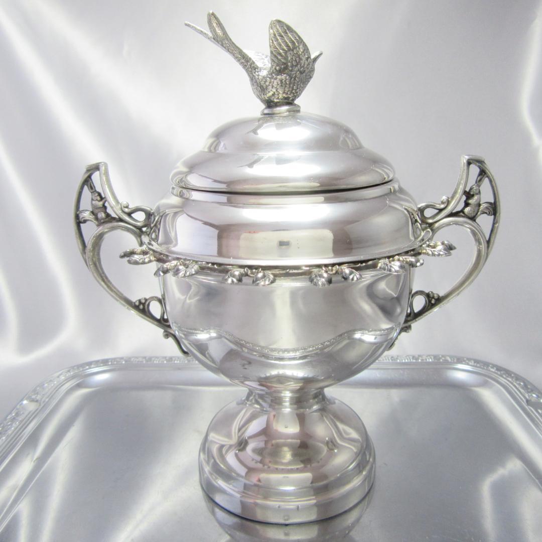 William Rogers スプーンホルダー 卸売 12本 薔薇のレリーフ