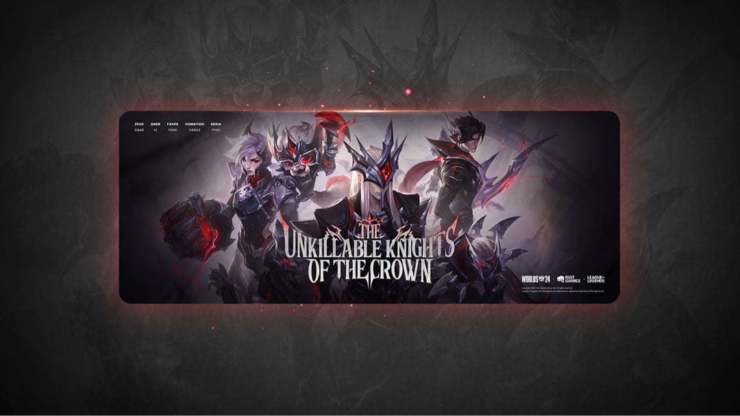 2024 worlds T1 マウスパッド