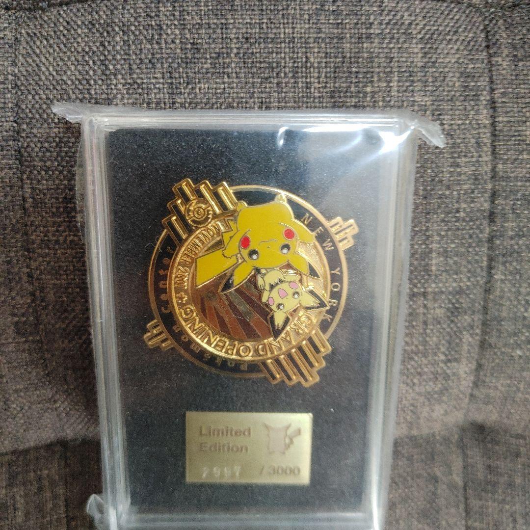 奇跡の未開封】911WTC NYポケモンセンターオープン記念ピンバッジ