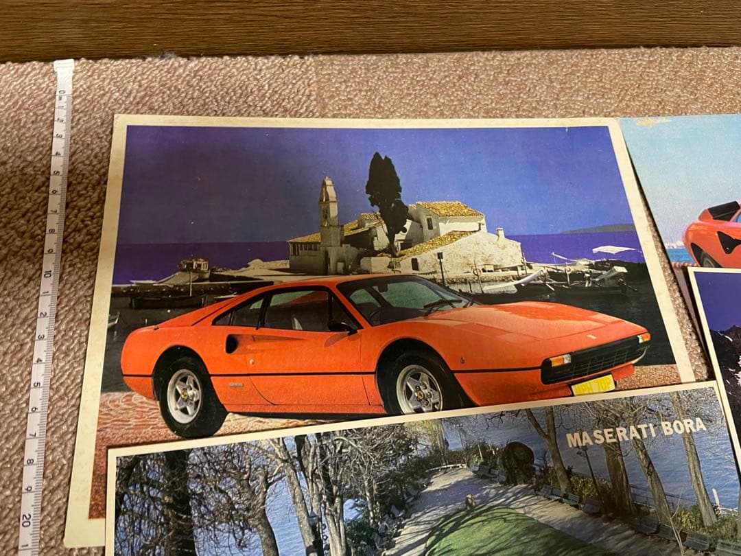 スーパーカー カード 大判 昭和 11枚セット ランボルギーニ ポルシェ