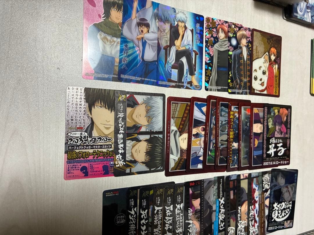 銀魂 クリアカード ウエハース ステッカー カードダス まとめ売り 417枚