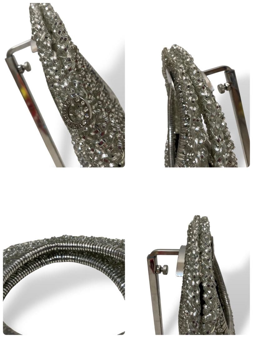 【極美品】アンテプリマ　ワイヤーバッグ　ハンド　リボン　ビジュー　パール　高級感