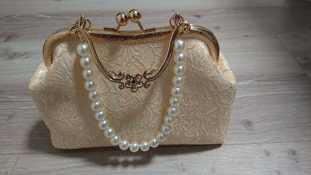 マザーズドレス ロングドレス アールズガウン Lサイズ ボレロ バッグ