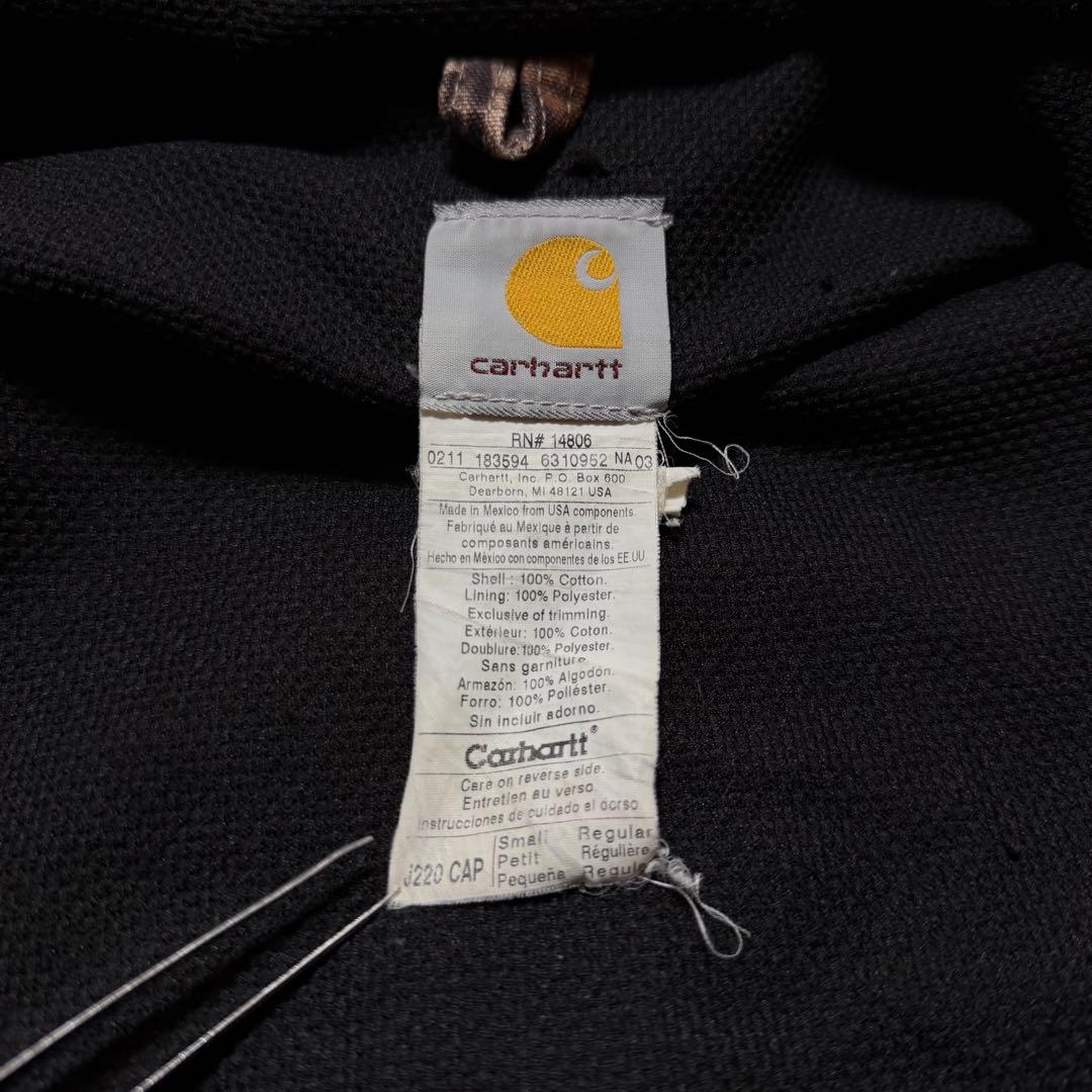 carhartt アクティブジャケット リアルツリー j220 CAP Sサイズ