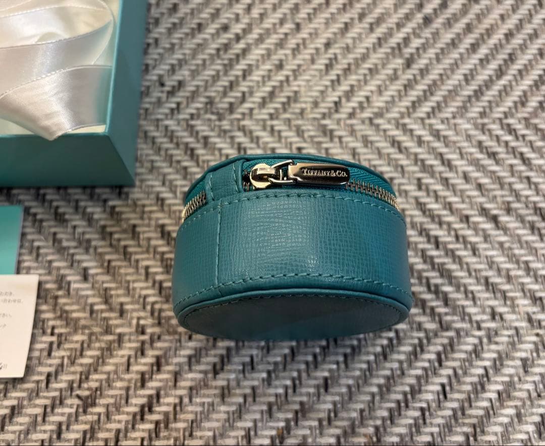 3*︎様 ティファニー レザー ラウンド ジュエリーケース