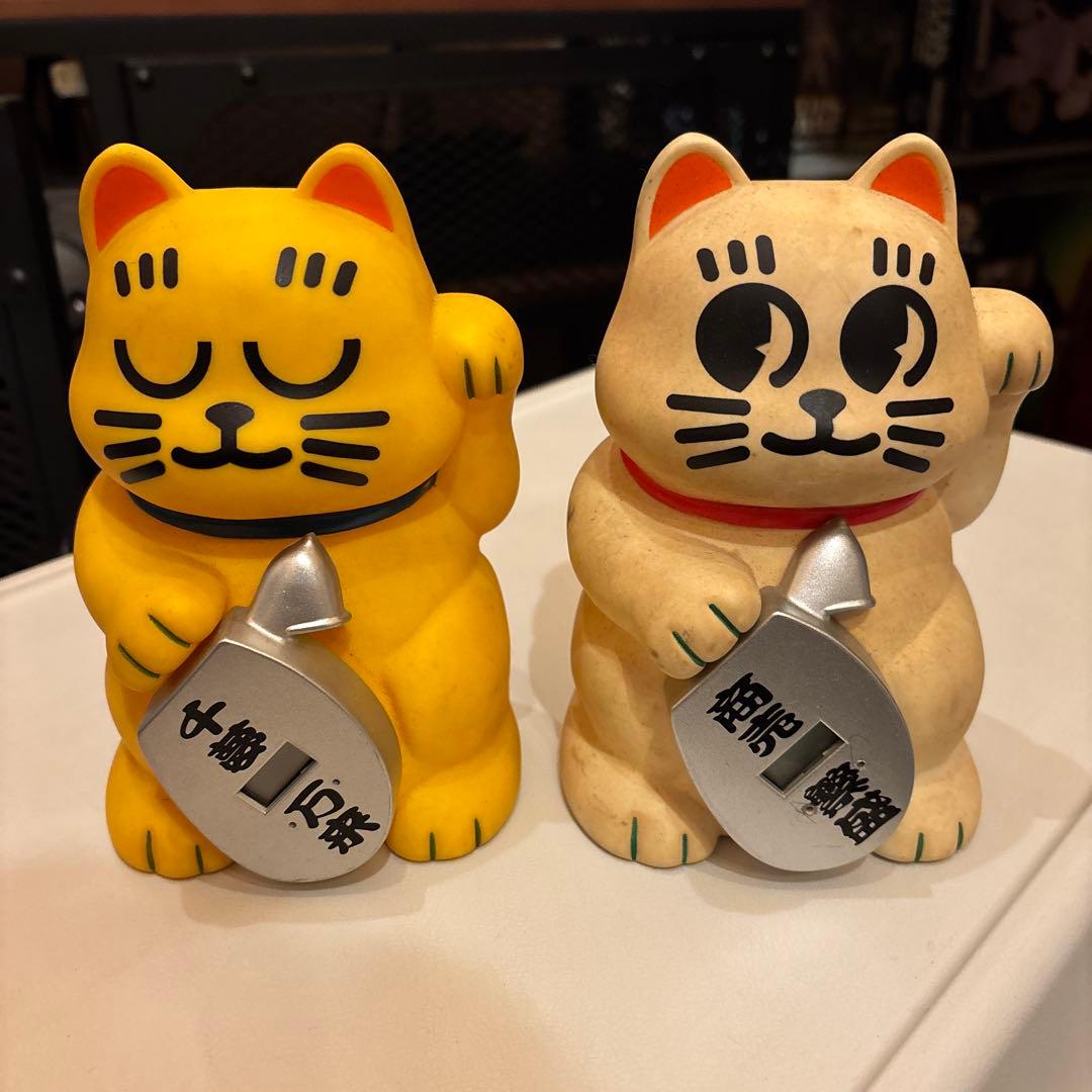 招き猫 貯金箱 レトロ ジャンク - メルカリ