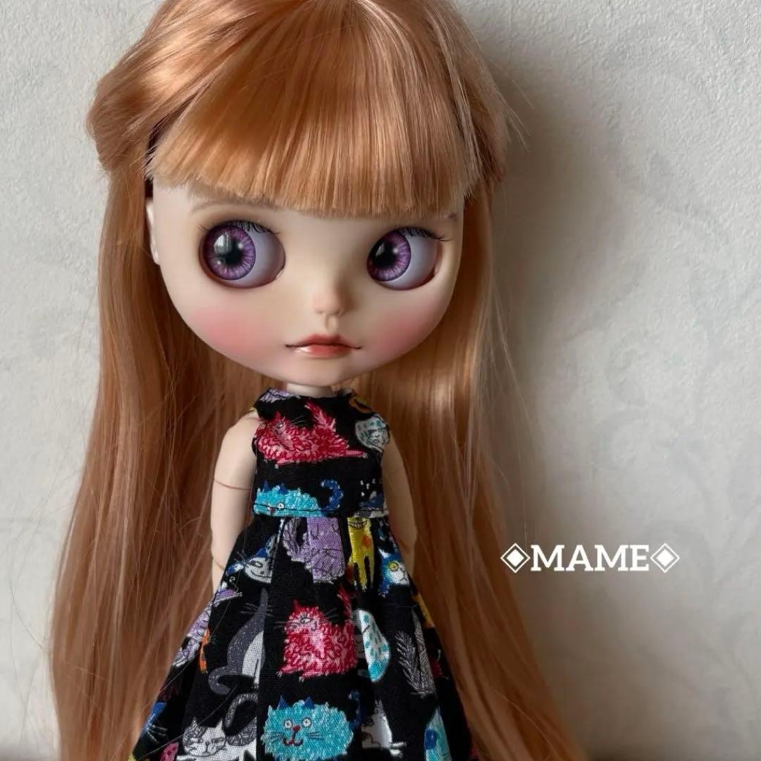 カスタムアイシードール&お洋服等セット ピンク×ブラウンゴールド