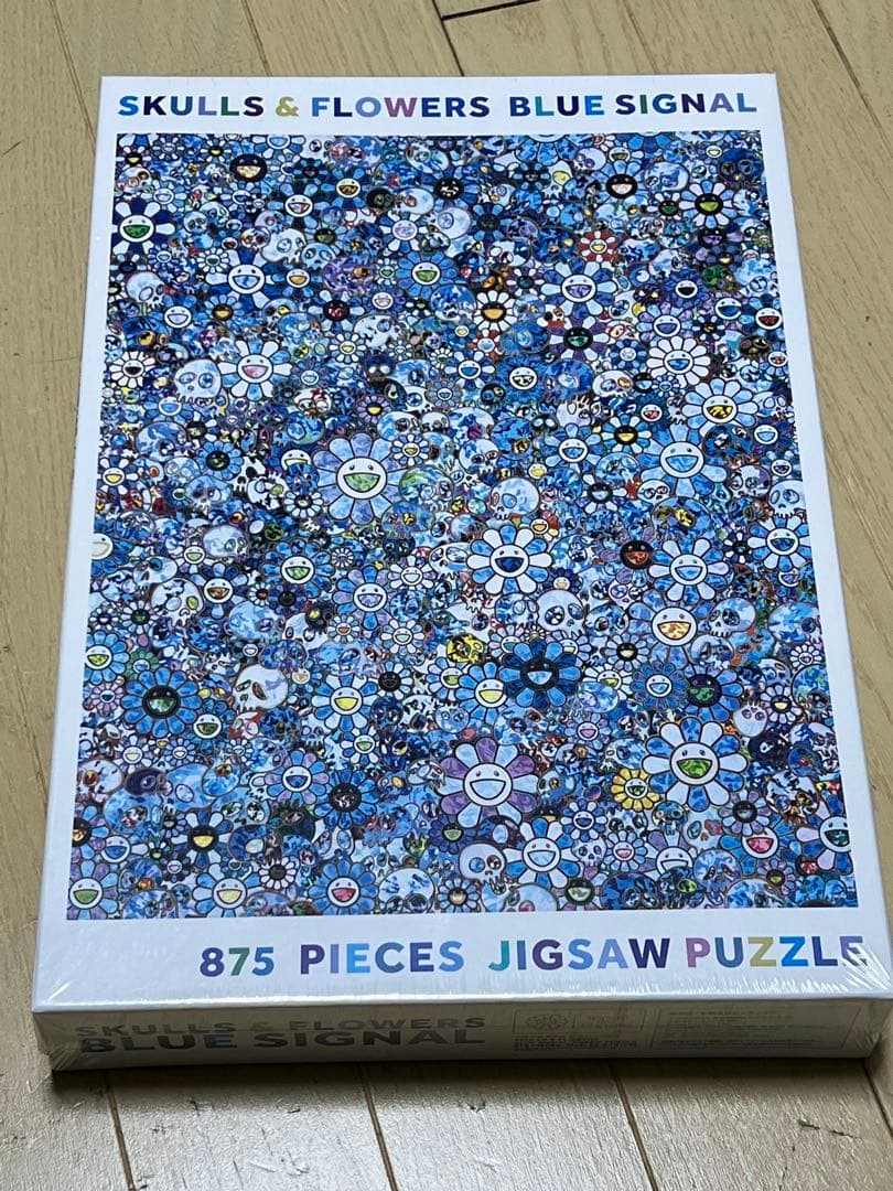 新品 村上隆SKULLS&FLOWERS 【BLUE SIGNAL】パズル 新品 村上隆SKULLS&FLOWERS 【BLUE SIGNAL】パズル 村上隆 パズル