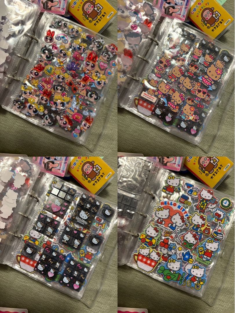 シール帳完成品　3冊セット　ボンボンシール　平成　サンリオ　ディズニー