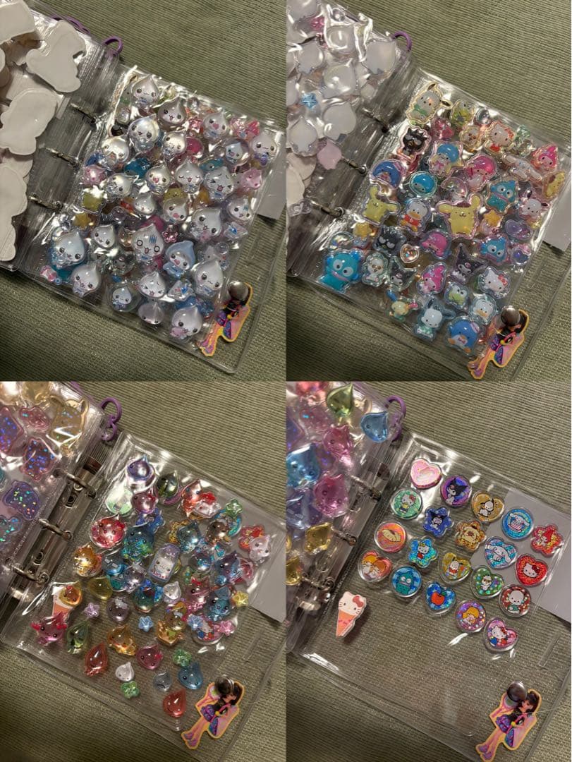 シール帳完成品　3冊セット　ボンボンシール　平成　サンリオ　ディズニー