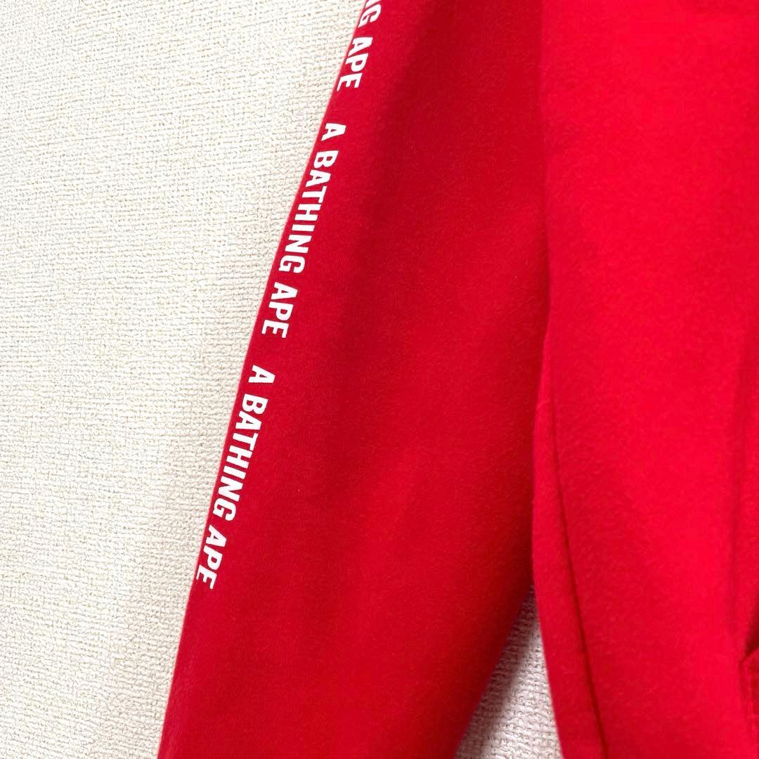 激レア アベイシングエイプ Champion コラボ パーカー 赤 M